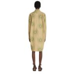 DRIES VAN NOTEN EMBELLISHED SHIRT DRESS BEIGE