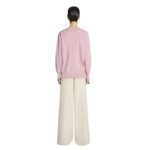 DRIES VAN NOTEN MERINO WOOL SWEATER PINK