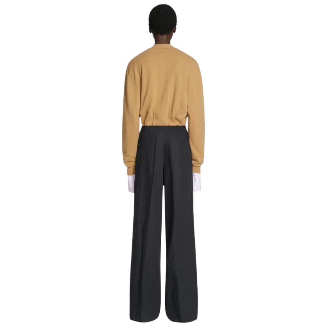 DRIES VAN NOTEN CASHMERE CARDIGAN CAMEL