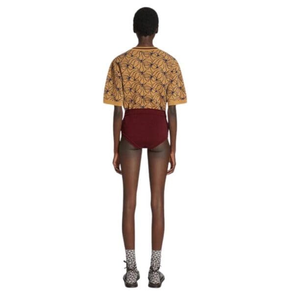 DRIES VAN NOTEN FITTED BRIEFS WINE