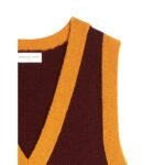 DRIES VAN NOTEN V-NECK SPENCER WINE
