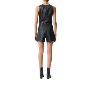 STOULS DINO LEATHER SHORTS