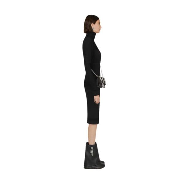 GIVENCHY SHARK LOCK BIKER ANKLE BOOTS IN GRAINED LEATHER