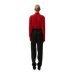 MAGDA BUTRYM SHEER CLASSIC SHIRTS IN RED