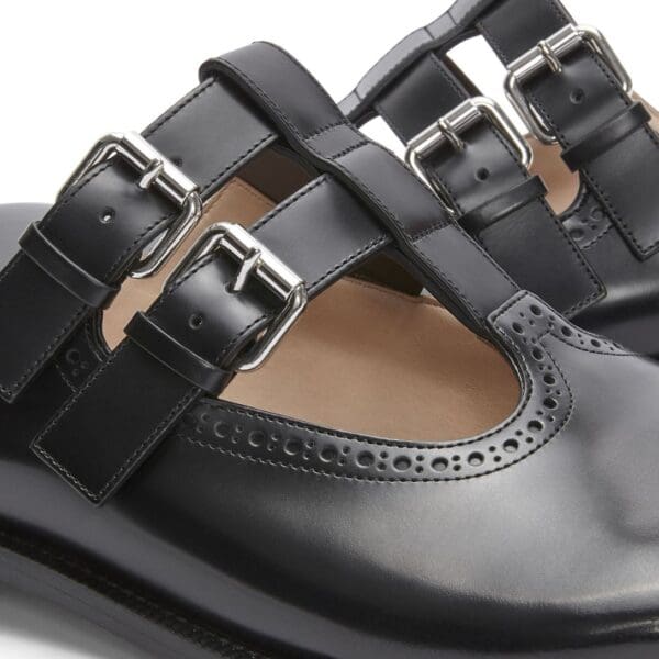 LOEWE CAMPO MARY JANE MULE IN CALFSKIN
