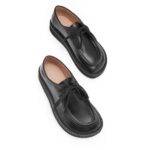 LOEWE FARO LACEE UP IN PULL UP CALFSKIN