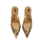 THE ATTICO ''CHEOPE'' SAND AND BLACK SLINGBACK