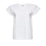 MAGDA BUTRYM T SHIRT WITH PADDED SHOULDERS