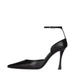 GIVENCHY SHOW PUMPS IN LEATHER WITH STOCKING