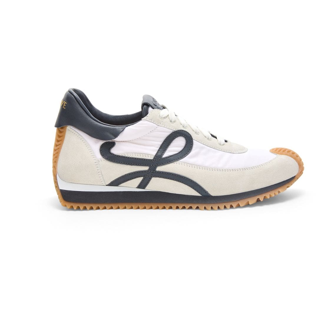 LOEWE FLOW RUNNER IN NYLON AND SUEDE 1 LOEWE FLOW RUNNER IN NYLON AND SUEDE