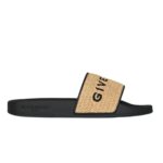 GIVENCHY SLIDE FLAT SANDAL IN RAFFIA
