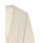 DRIES VAN NOTEN LONG MERINO CARDIGAN ECRU