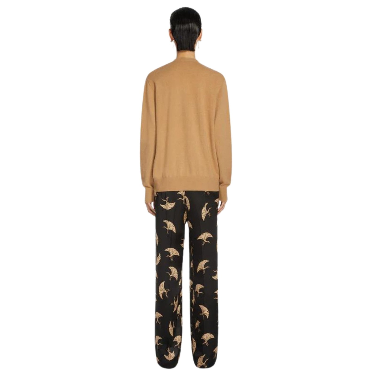 DRIES VAN NOTEN CASHMERE SWEATER CAMEL