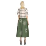 DRIES VAN NOTEN BLOCK STICH POLO ECRU