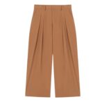 NANUSHKA BORRE WASHED-CALICO PANTS BROWN