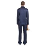 NANUSHKA MACEN SATIN PANTS NAVY