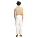 NANUSHKA ZAYDEN REGENRATED LEATHER TAPERED PANTS CRAYON