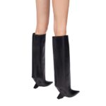 THE ATTICO ''CHEOPE'' BLACK TUBE BOOT