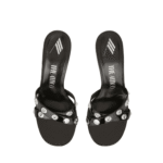 THE ATTICO ''COSMO'' BLACK SANDAL