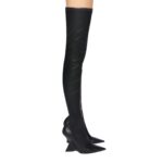 THE ATTICO ''CHEOPE'' BLACK THIGH HIGH