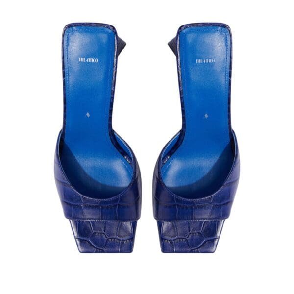 THE ATTICO ''MINI DEVON'' ELECTRIC BLUE MULE