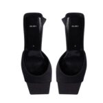 THE ATTICO 'MINI DEVON' BLACK MULE