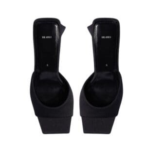 THE ATTICO ‘MINI DEVON’ BLACK MULE