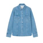 NANUSHKA TRISTO PATCH POCKET DENIM OVERSHIRT