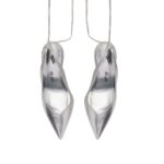 THE ATTICO ''VENUS'' SILVER SLINGBACK