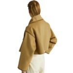 YVES SALOMON SHORT DOUBLE-SIDED CASHMERE JACKET