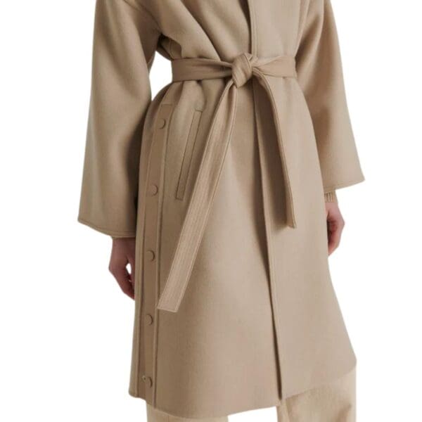 vYVES SALOMON DOUBLE-SIDED CASHMERE OVERSIZED COAT