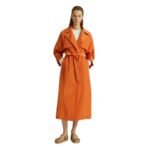 YVES SALOMON TECHNICAL FABRIC TRENCH COAT