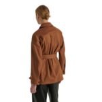 YVES SALOMON COTTON GABARDINE SAFARI JACKET