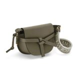 LOEWE GATE DUAL MINI BAG IN SOFT CALFSKIN AND JACQUARD