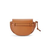 LOEWE GATE DUAL MINI BAG IN SOFT CALFSKIN AND JACQUARD