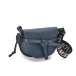LOEWE GATE DUAL MINI BAG IN SOFT CALFSKIN AND JACQUARD