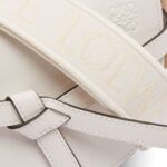 LOEWE GATE DUAL MINI BAG IN SOFT CALFSKIN AND JACQUARD