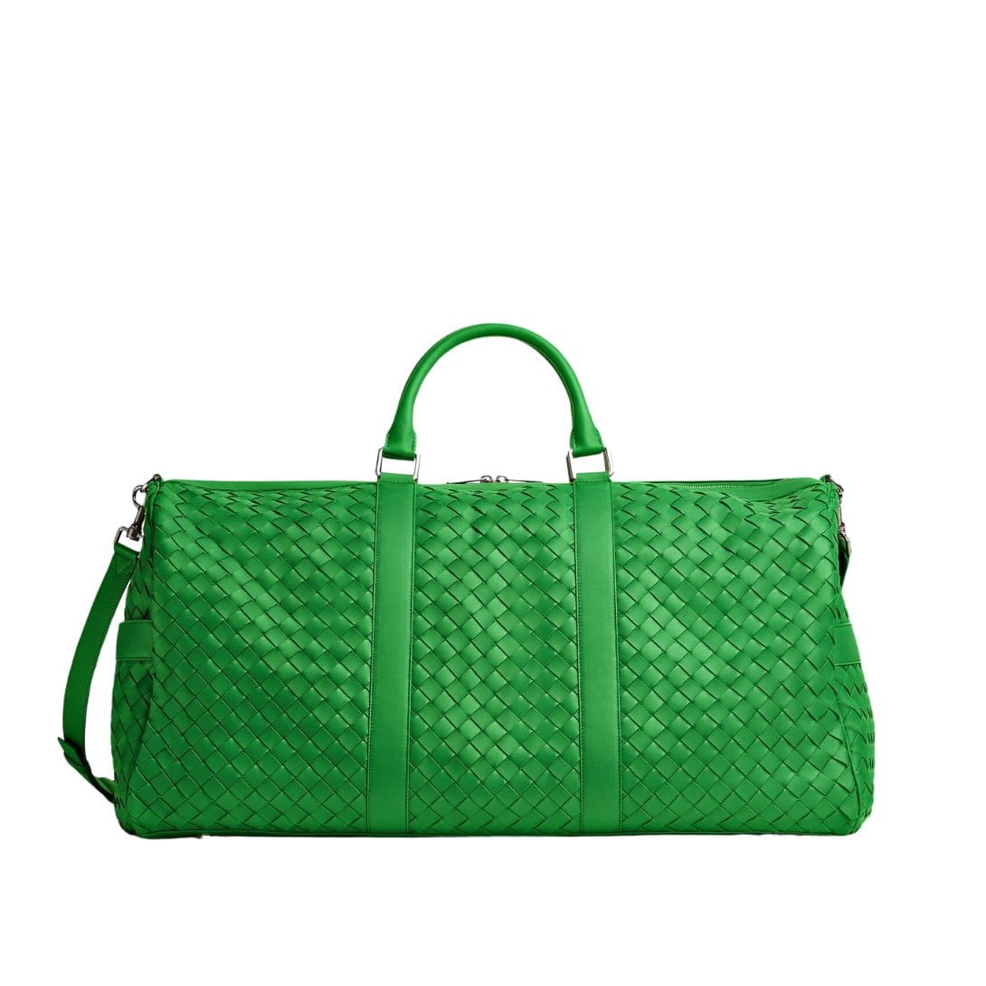 BOTTEGA VENETA LARGE INTRECCIATO DUFFLE 1 BOTTEGA VENETA LARGE INTRECCIATO DUFFLE