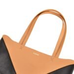 LOEWE PUZZLE FOLD TOTE BAG IN SHINY CALFSKIN