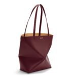 LOEWE PUZZLE FOLD TOTE BAG IN SHINY CALFSKIN