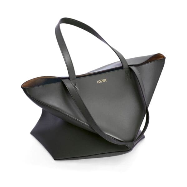 LOEWE PUZZLE FOLD TOTE XL BAG IN SHINY CALFSKIN