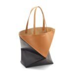 LOEWE PUZZLE FOLD TOTE XL BAG IN SHINY CALFSKIN