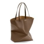 LOEWE PUZZLE FOLD TOTE XL BAG IN SHINY CALFSKIN