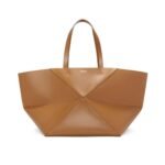 LOEWE PUZZLE FOLD TOTE XXL BAG IN SHINY CALFSKIN