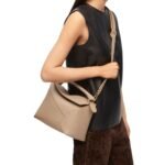 LOEWE LARGE PUZZLE BAG IN SOFT GRAINED CALFSKIN