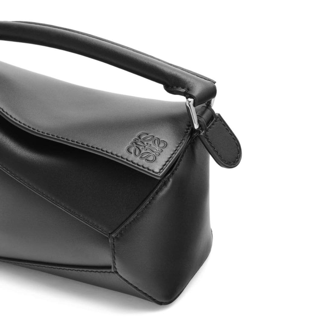 LOEWE MINI PUZZLE BAG IN SATIN CALFSKIN