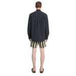 NANUSHKA JARI TECH POPLIN SHIRT OFF BLACK