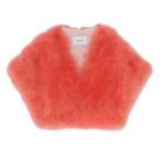 YVES SALOMON CROPPED FEATHER BOLERO