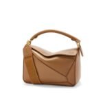 LOEWE SMALL PUZZLE BAG IN SATIN CALFSKIN