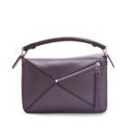 LOEWE SMALL PUZZLE BAG IN SATIN CALFSKIN